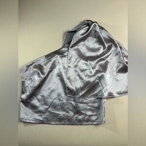 Ark & Co Silver Satin Garment